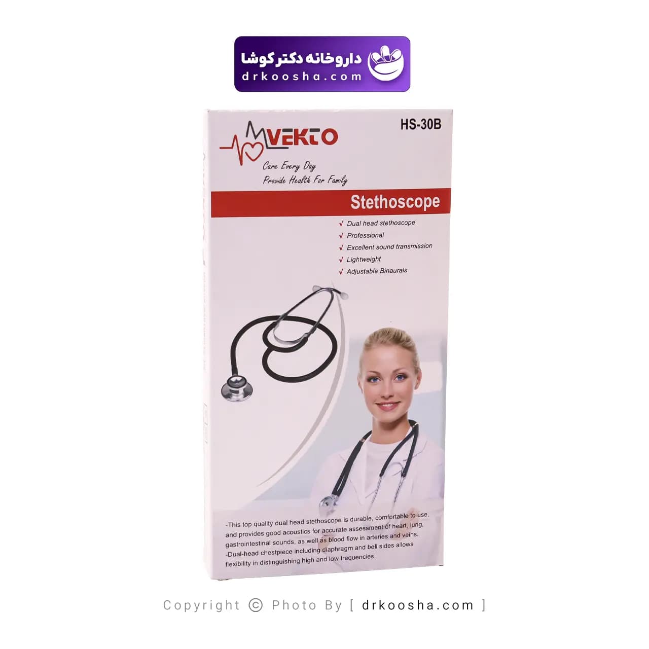 فشارسنج عقربه ای با گوشی وکتو مدل HS20A — تصویر ۵