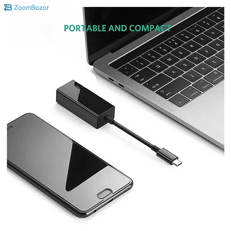 تبدیل USB-C به LAN کوتسی مدل 83002-1000M — تصویر ۶
