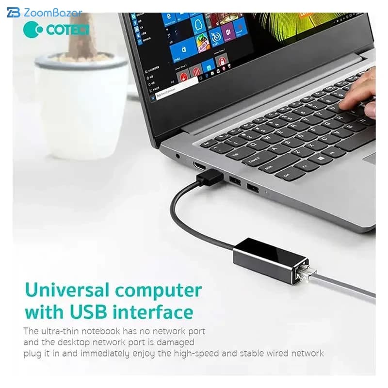 تبدیل USB-C به LAN کوتسی مدل 83002-1000M — تصویر ۷