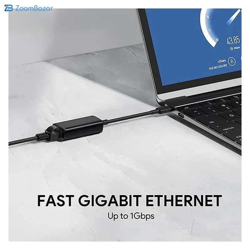 تبدیل USB-C به LAN کوتسی مدل 83002-1000M — تصویر ۴