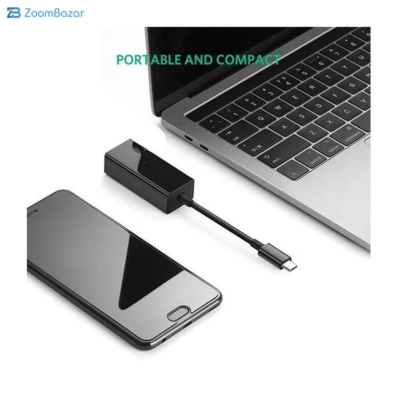 تبدیل USB-C به LAN کوتسی مدل 83002-100M — تصویر ۸