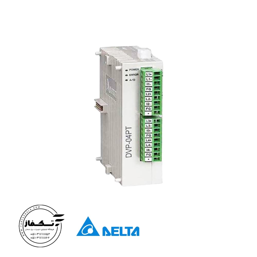 ماژول دما PLC دلتا مدل DVP02TUR-S — تصویر ۲