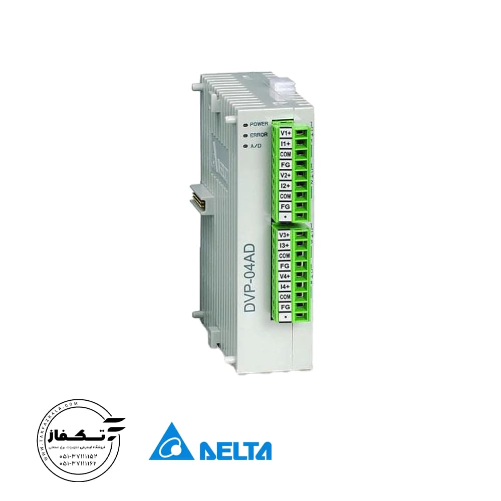 ماژول دما PLC دلتا مدل DVP04PT-S — تصویر ۲