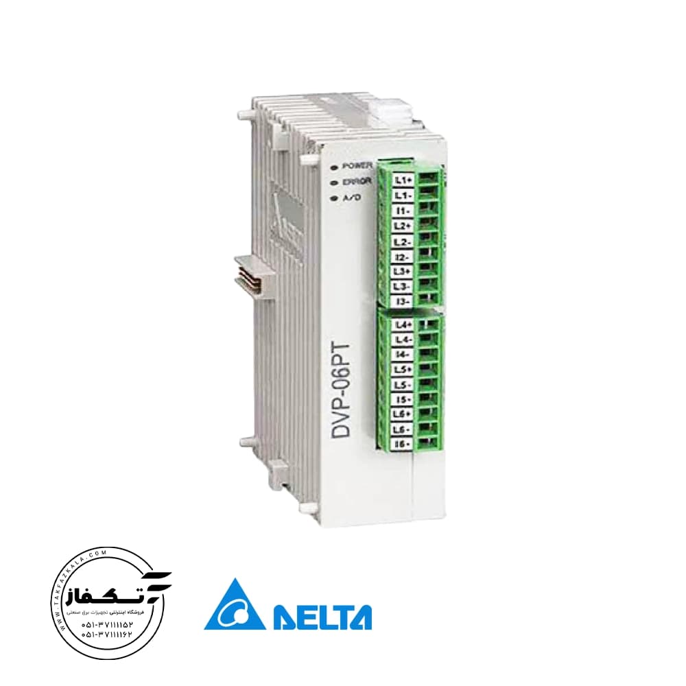 ماژول دما PLC دلتا مدل DVP06PT-S — تصویر ۲