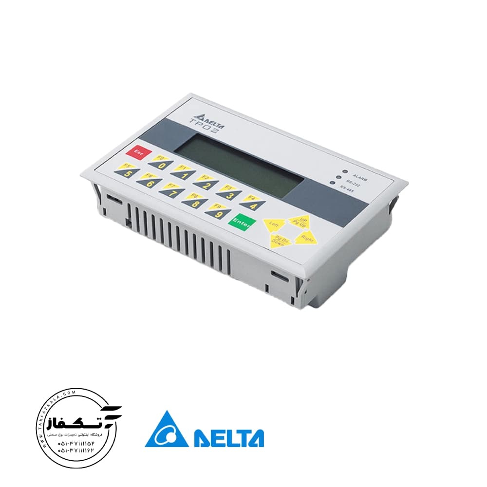 HMI دلتا متنی 2.8 اینچ TP02G-AS1 — تصویر ۲