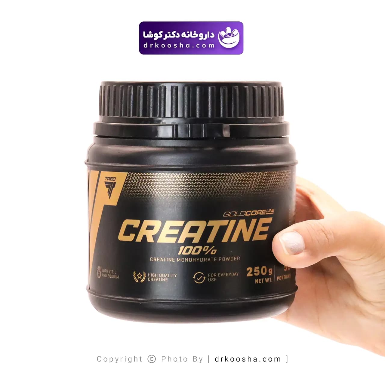 پودر کراتین 100 درصد گلد کر لاین ترک نوتریشن — تصویر ۲