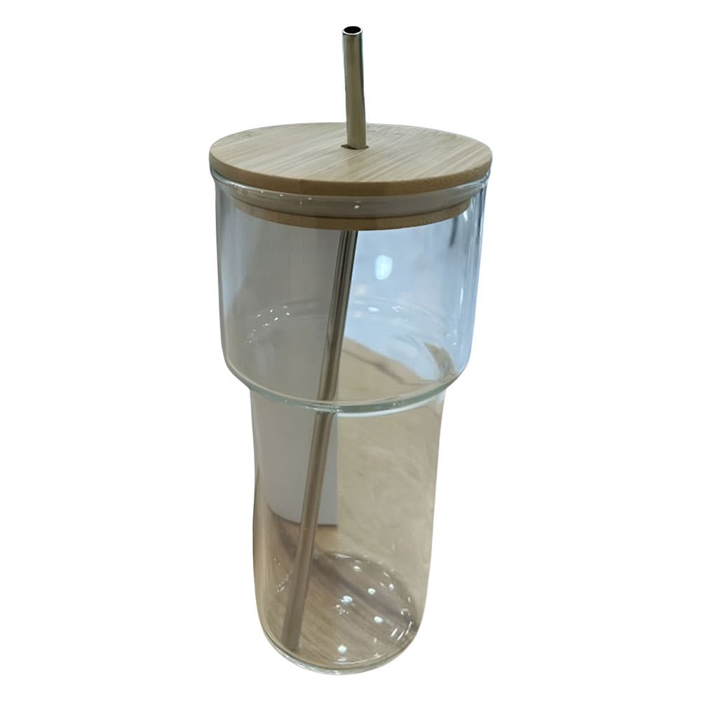 لیوان اسموتی تک درب بامبو کد HN 2252-5 — تصویر ۲