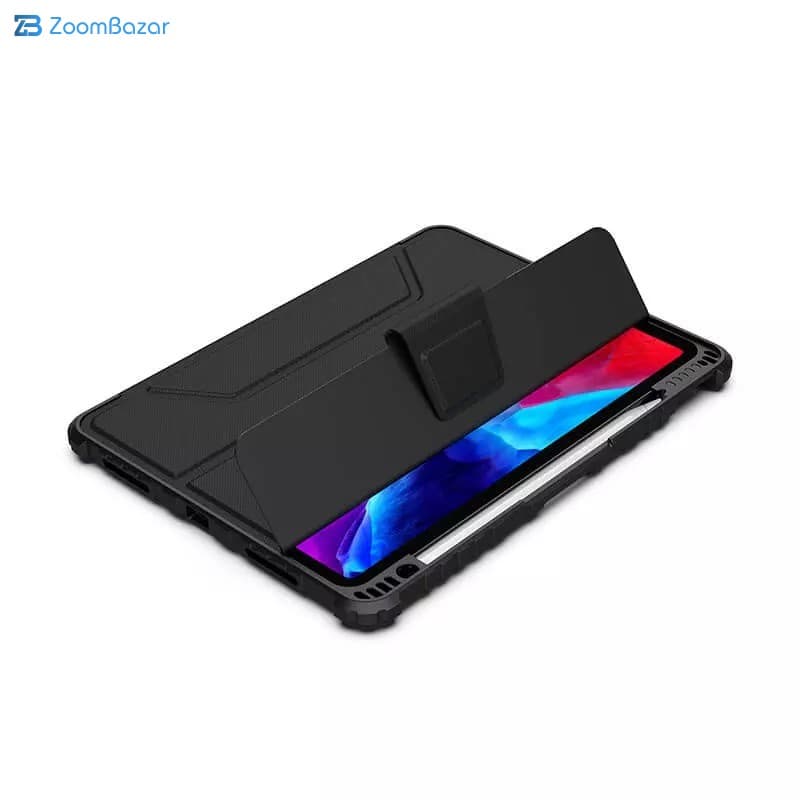 کیف کلاسوری اپل iPad Air 11 2026-2025-2024/ Air 2022/ Air 5 مدل Bumper Leather Pro نیلکین – Open Box (پارگی بسیار جزئی) — تصویر ۷