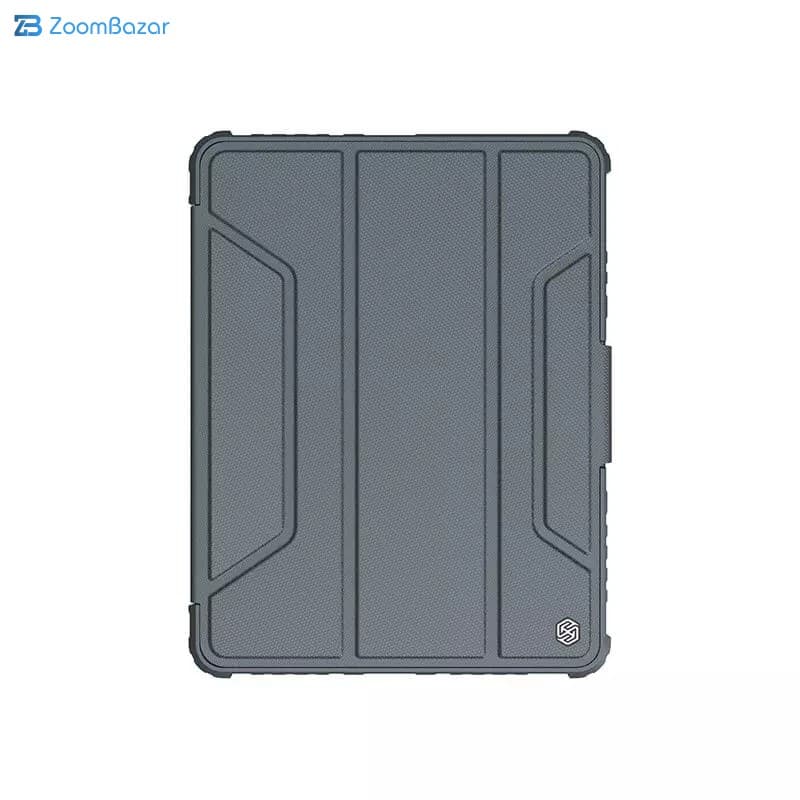کیف کلاسوری اپل iPad Air 11 2026-2025-2024/ Air 2022/ Air 5 مدل Bumper Leather Pro نیلکین – Open Box (پارگی بسیار جزئی) — تصویر ۵