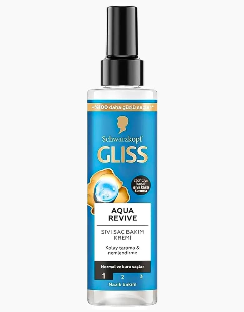 اسپری مو دو فاز گلیس مدل Aqua Revive حجم 200 میل — تصویر ۳