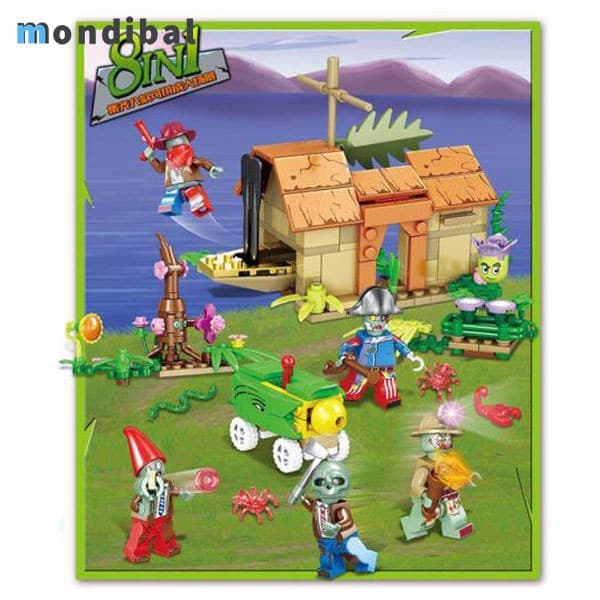ساختنی اس وای مدل Plants vs Zombies بسته ۸ عددی — تصویر ۲