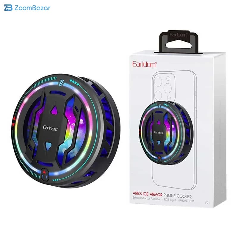فن خنک کننده گوشی موبایل ارلدام مدل F21 — تصویر ۷