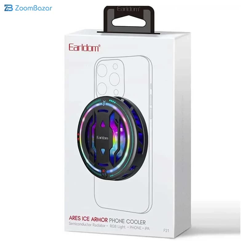 فن خنک کننده گوشی موبایل ارلدام مدل F21 — تصویر ۹