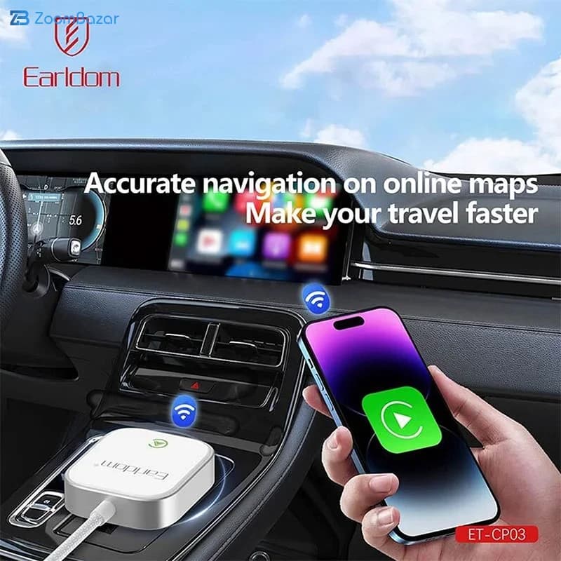 دانگل وایرلس و بلوتوث USB خودرو ارلدام CP03 — تصویر ۸