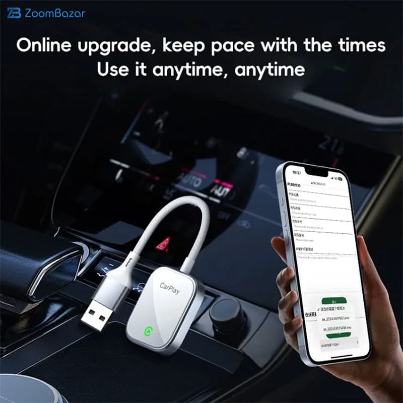 دانگل وایرلس و بلوتوث USB خودرو ارلدام CP03 — تصویر ۵