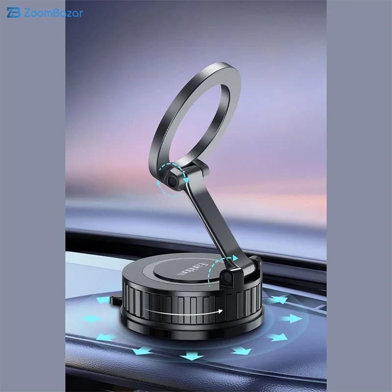 پایه نگهدارنده خودرو مگنتی گوشی موبایل ارلدام مدل EH342 — تصویر ۹