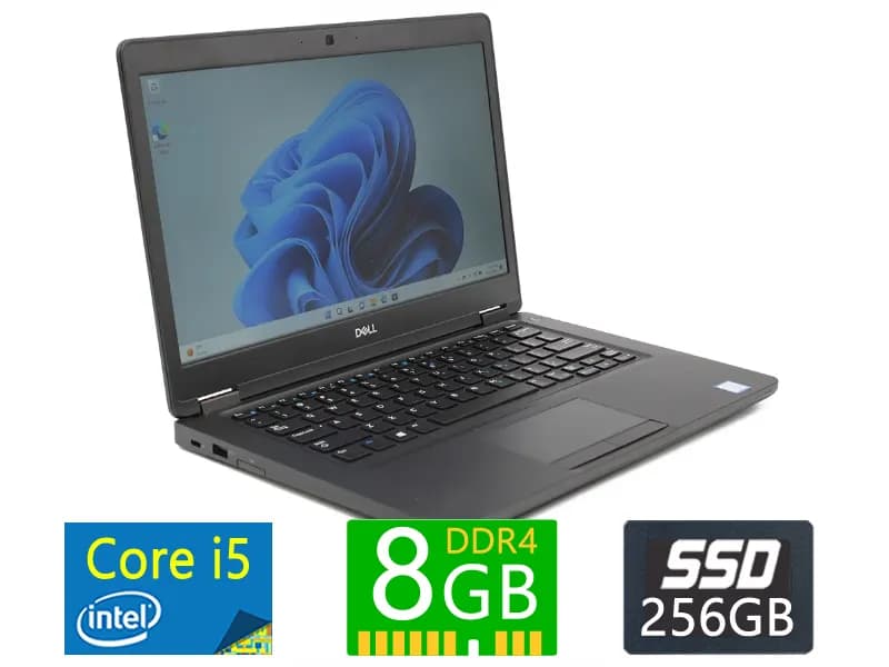لپ‌تاپ استوک Dell Latitude 5490 | پردازنده Core i5 نسل 7 | رم 8GB | حافظه SSD 256GB | نمایشگر 14 اینچ — تصویر ۹