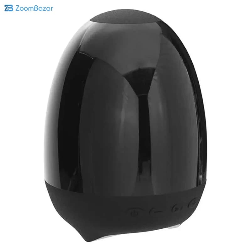 اسپیکر بلوتوثی و چراغ خواب رومیزی قابل حمل لمسی ایسکول مدل S609 — تصویر ۹