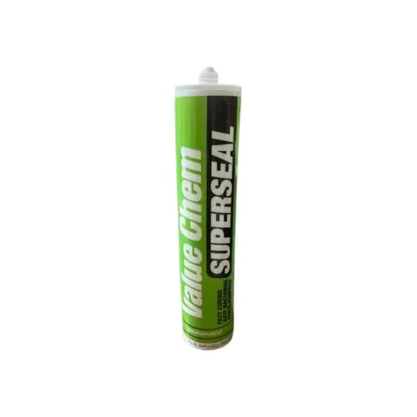 چسب سیلیکون شفاف غفاری مدل value chem superseal وزن 220 گرم — تصویر ۲