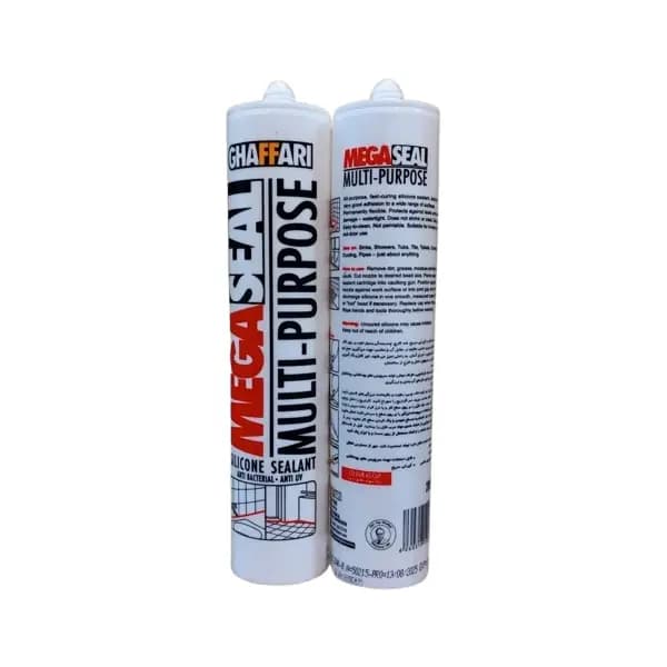 چسب سیلیکون شفاف غفاری مدل Mega Seal Multi Purpose وزن 310 گرم — تصویر ۲