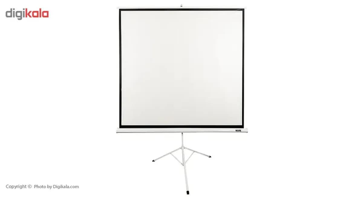 پرده نمایش پایه دار پروژکتور اسکوپ 180cm — تصویر ۲