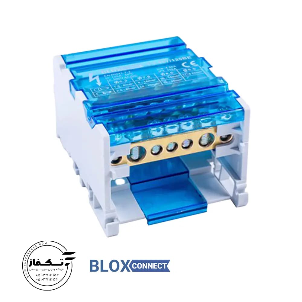 ترمینال توزیع چهار پل 100 آمپر FJ-407/100B بلاکس