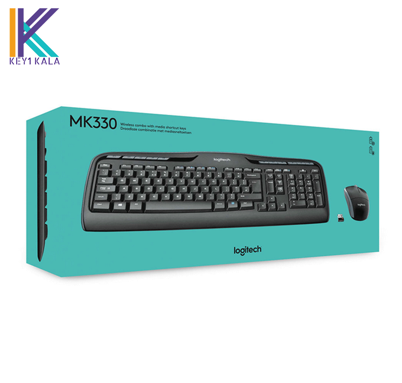 کیبورد و ماوس بی سیم لاجیتک مدل MK330 — تصویر ۱۱