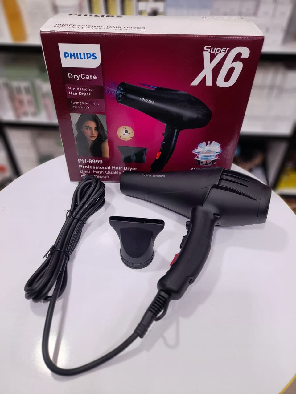 سشوار موتور سنگین فیلیپس ph_9999 — تصویر ۴