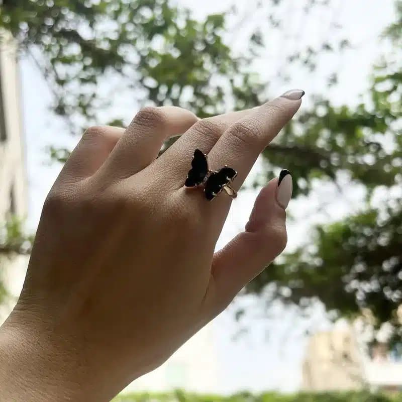 نیم ست زنانه مدل پروانه کریستالی — تصویر ۷