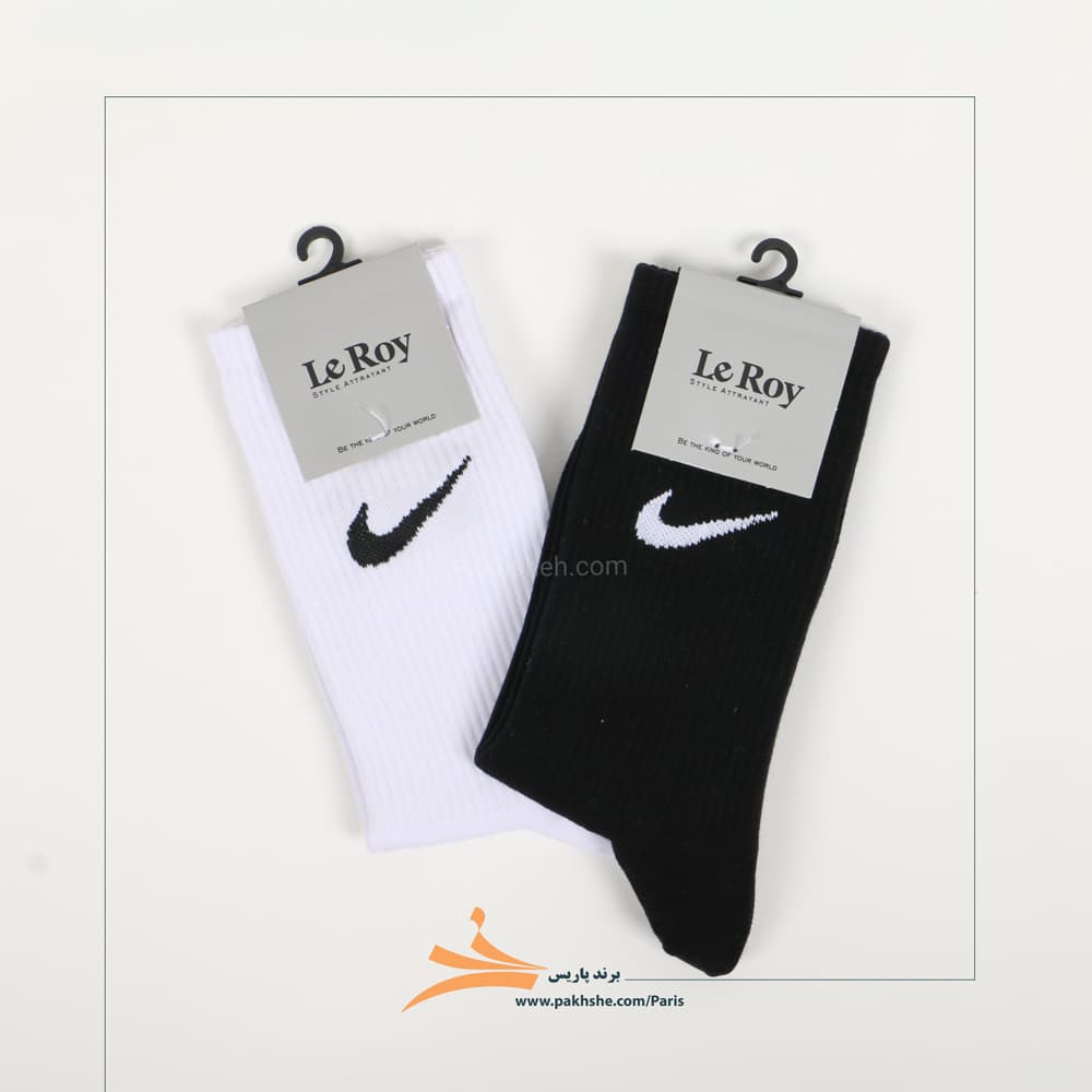 جوراب Nike اسپرت ساق بلند نخ پنبه برند پاریس کد 101 — تصویر ۱۰