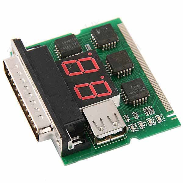 دیباگر و عیب یاب لپ تاپ 2 نمایشگر (mini PCI & LPT) — تصویر ۸