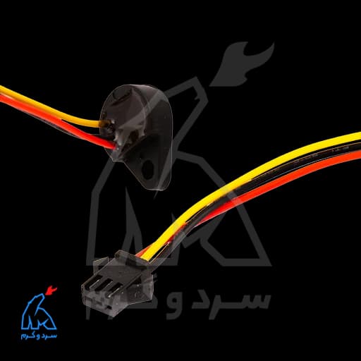 سنسور فلومتر برنجی اشکی ایساتیس، اصلاحی چراغ‌دار- H&C — تصویر ۴