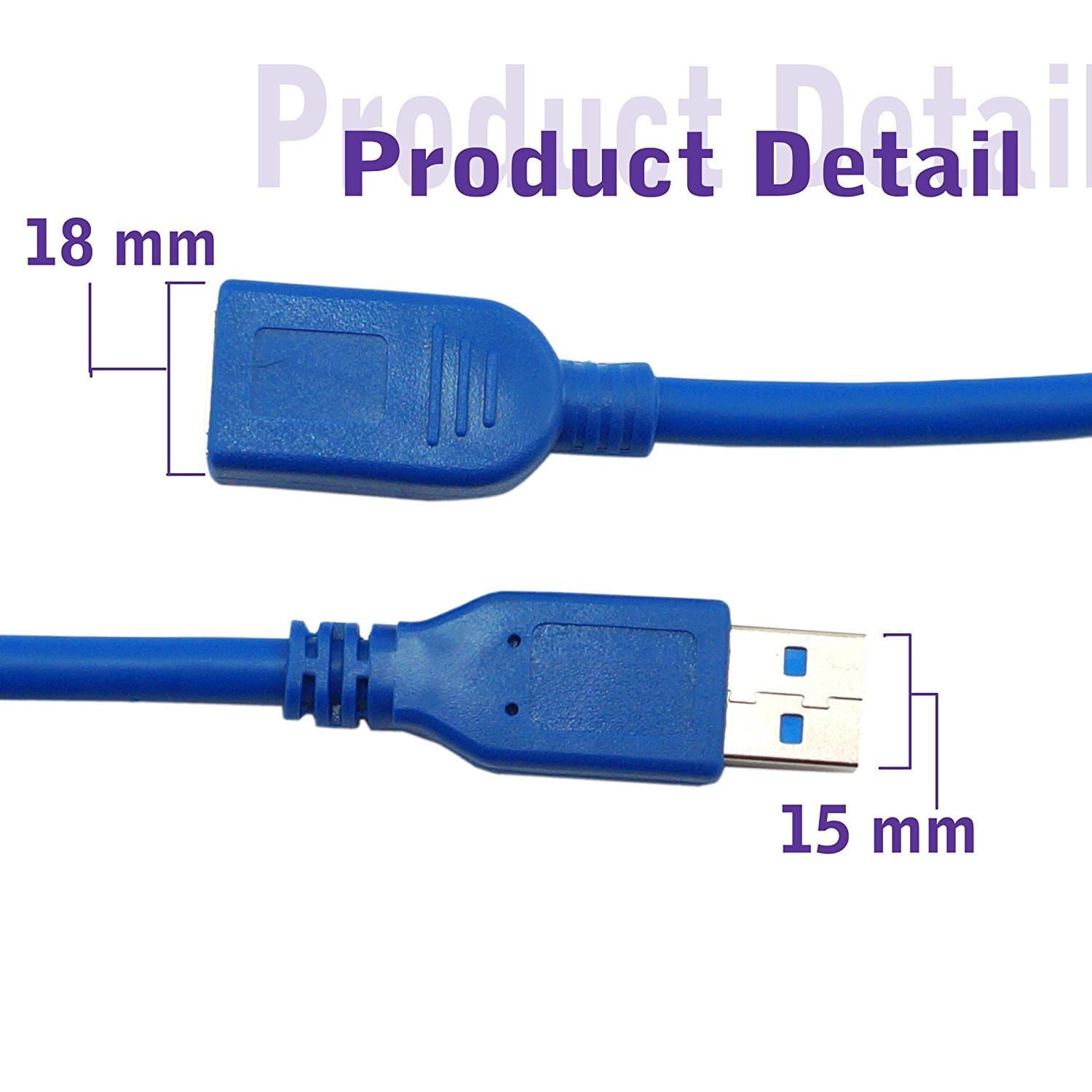 کابل افزایش طول USB 3.0 لمونتک 3 متری — تصویر ۱۰