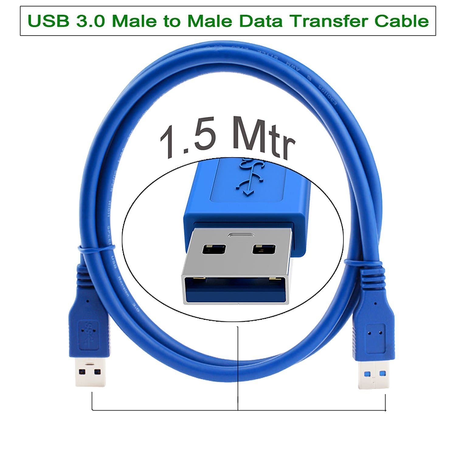 کابل دوسر USB 3.0 لمونتک 1.5 متری (لینک USB 3.0) — تصویر ۷