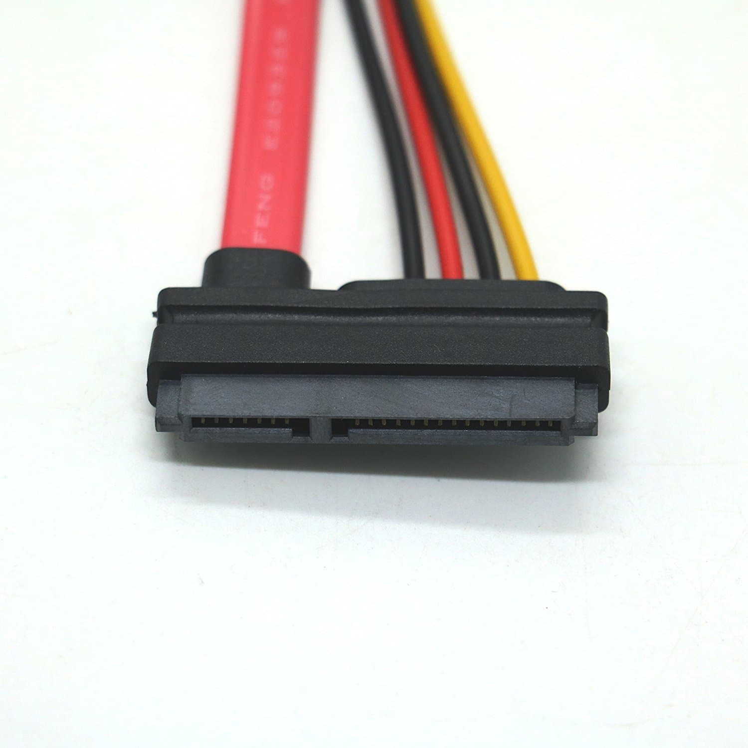 کابل افزایش طول دیتا ساتا و برق ساتا ( (7+15) SATA Male to Female) — تصویر ۲