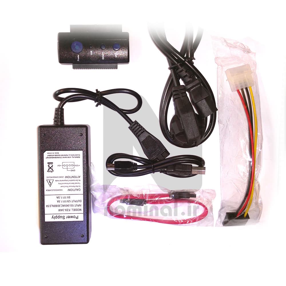 مبدل SATA و IDE به USB 2.0 سطح 2 (چراغدار) — تصویر ۱۱