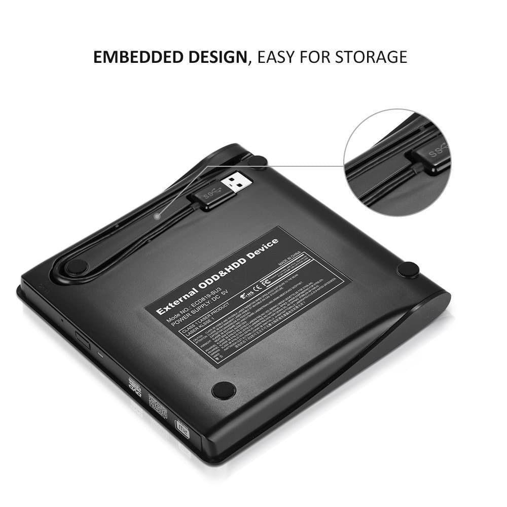 DVD رایتر USB 3.0 اکسترنال لمونتک (pop-up mobile) — تصویر ۱۱