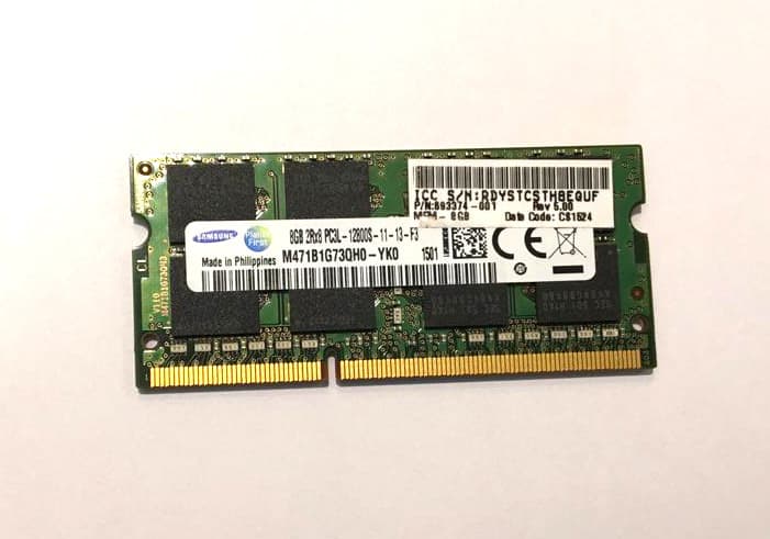رم استوک لپتاپی 8 گیگ DDR3 SoDimm — تصویر ۲