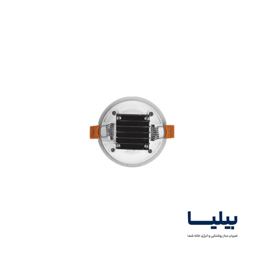 چراغ سقفی توکار دایره ای 7 وات گلاریس پارس شعاع توس — تصویر ۳