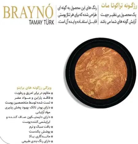 رژگونه براینو brayno مدل تراکوتا مات (5)