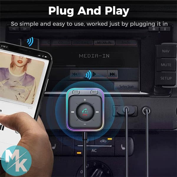 گیرنده بی سیم بلوتوث خودرو برند Joyroom مدل JR-CB3 — تصویر ۷