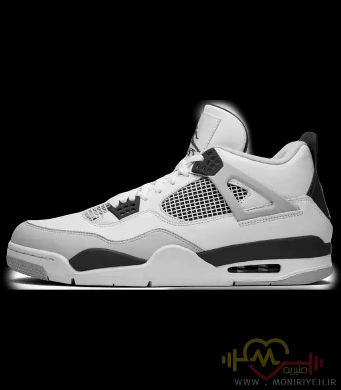کفش بسکتبال نایک Air Jordan 4- سفید — تصویر ۱۱