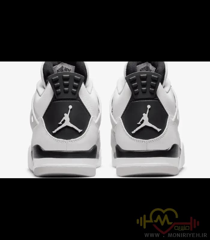 کفش بسکتبال نایک Air Jordan 4- سفید — تصویر ۹