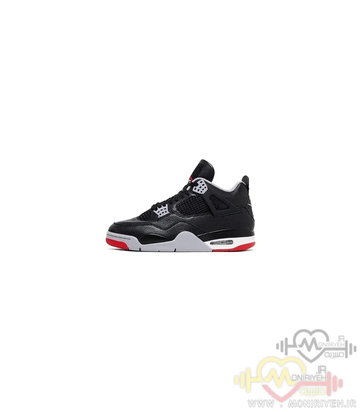 کفش بسکتبال نایک Air Jordan 4- مشکی — تصویر ۸