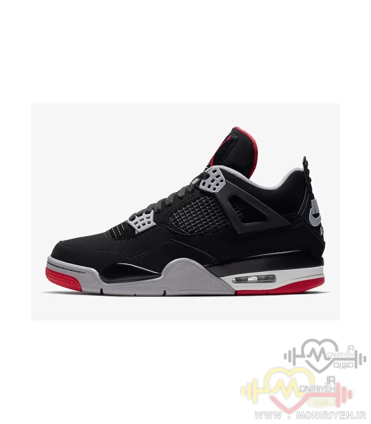 کفش بسکتبال نایک Air Jordan 4- مشکی — تصویر ۶