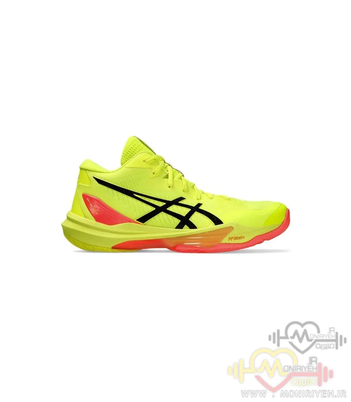 کفش والیبال Asics SKY ELITEطرح اصلی-زرد — تصویر ۵