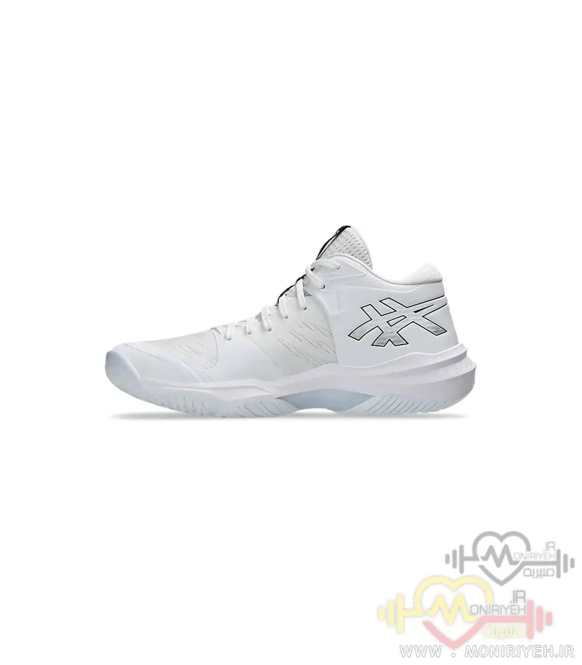 کفش والیبال Asics SKY ELITEطرح اصلی-سفید — تصویر ۶