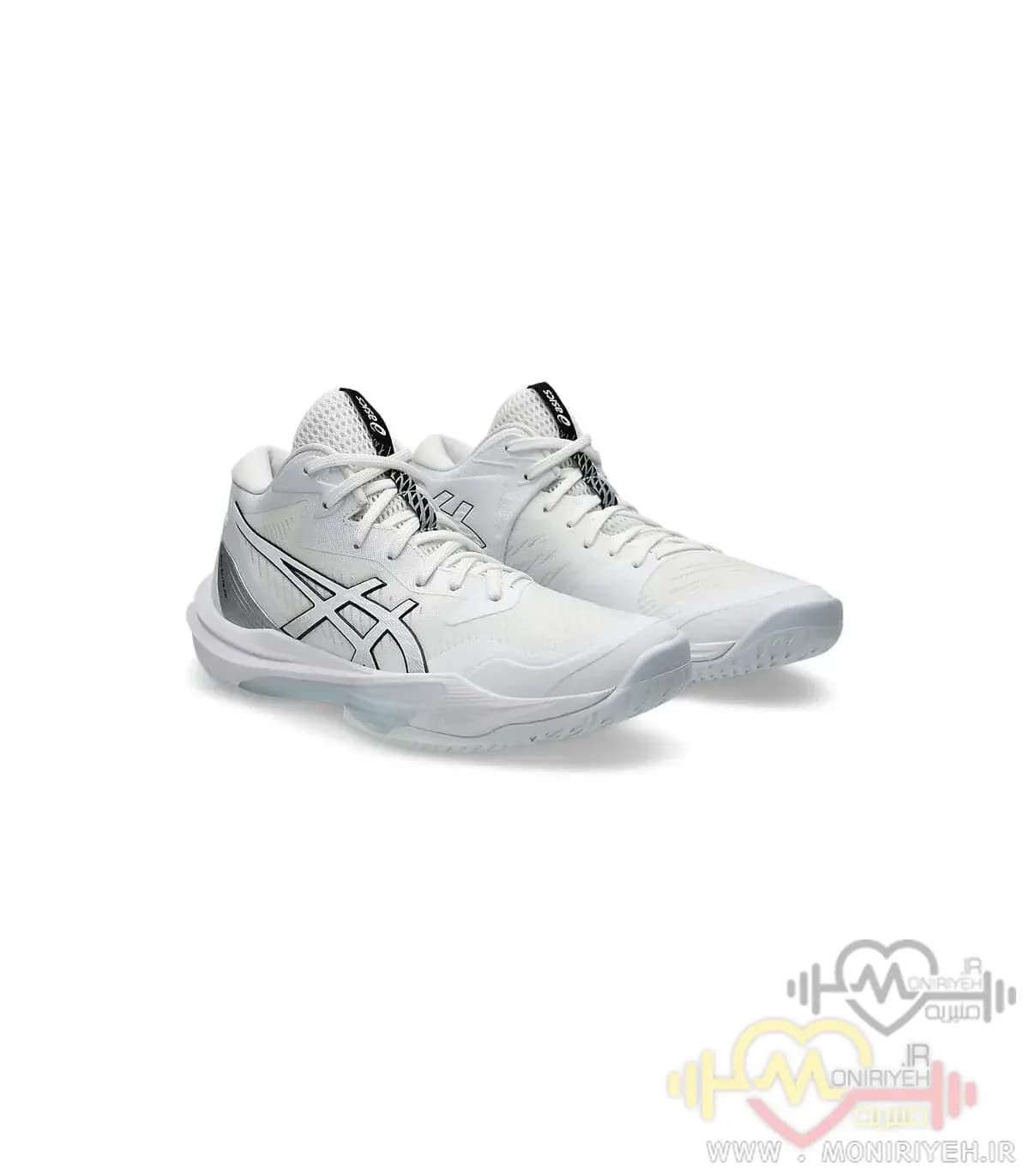 کفش والیبال Asics SKY ELITEطرح اصلی-سفید — تصویر ۸