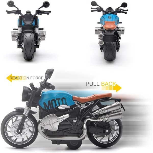 اسباب بازی موتور فلزی عقب کش موزیکال مدل R1 Moto — تصویر ۱۰