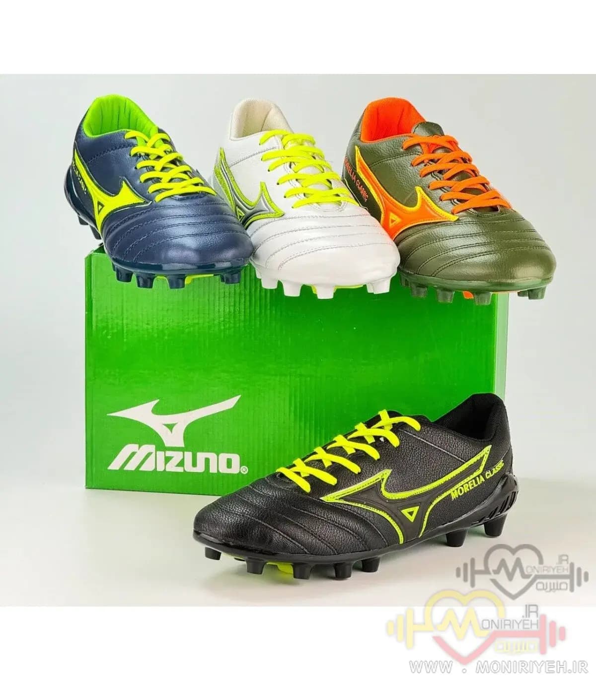 کفش فوتبال میزانو مدل Morelia Fg 2024 آبی — تصویر ۶